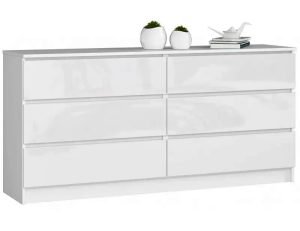 Biała komoda w połysku do salonu – Kali 4X