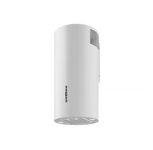 MAAN ELBA W 731 CM BIAŁY – okap przyścienny tuba, 3 prędkości, pilot, inox