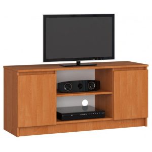 Szafka rtv, stolik, 2D1P, 120x40x55 cm, olcha, mat