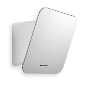 FALMEC Tab 60 – przyścienny, front otwierany, biały, chromowana ramka, 800 m³/h