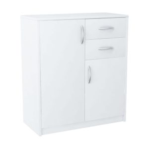 Komoda z szufladami do pokoju, Classic, 74x35x85 cm, biel, mat
