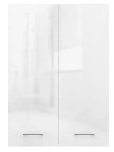Szafka Ścienna Biały Do Łazienki Połysk C6-E70 – funkcjonalna, nowoczesna, 64 cm szerokości