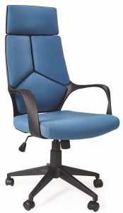 Niebieski fotel obrotowy Profeos K0-H41 – ergonomiczne siedzisko, regulacja wysokości, tkanina membranowa