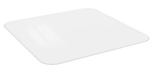 Zabezpieczająca mata pod krzesło obrotowe Elior – odporna na pękanie, przezroczysta, 120×115 cm, poliwęglan