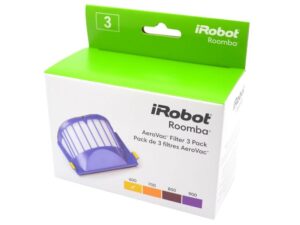 Filtr powietrza iRobot do pojemnika AeroVac – 3 sztuki, łatwa wymiana, kompatybilność z Roomba serii 500 i 600