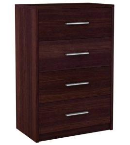 Komoda Z Szufladami Do Sypialni Wenge G7-R76 – 4 pojemne szuflady, nowoczesny design