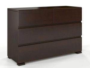 Komoda drewniana z szufladami Narcyx 3S – Palisander