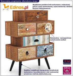 Alternatywna komoda na nóżkach E6-Z50