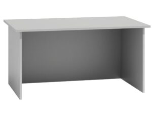Biurko do pokoju – prosta i nowoczesna konstrukcja, biel, 120x60x75 cm, płyta laminowana