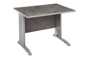 Biurko Tim – ergonomiczne, nowoczesne, ciemnoszare, 100x67x75 cm, płyta wiórowa