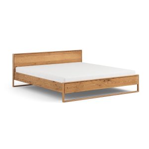 Łóżko dębowe 180×200 dąb olejowany Adria – naturalne drewno, elegancki wygląd, trwałość