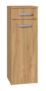 Wąska Szafka Łazienkowa Półsłupek Dąb Artisan Z4-K98