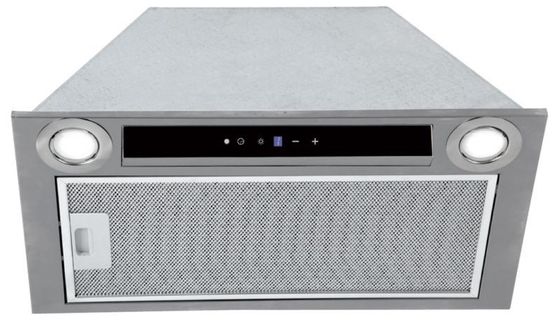 TOFLESZ OK-6 LINEA ECO 60CM – okap podszafkowy, czarne szkło, stal nierdzewna, wydajność 850 m3/h