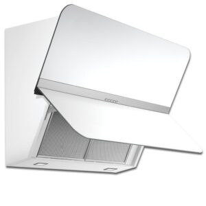 FALMEC FLIPPER 55 – okap przyścienny, sterowanie elektroniczne, biały mat, 55 cm