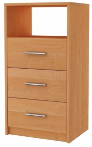 Wysoka komoda olcha – Gopox 4X, minimalistyczny design, 40 cm szerokości, płyta MDF