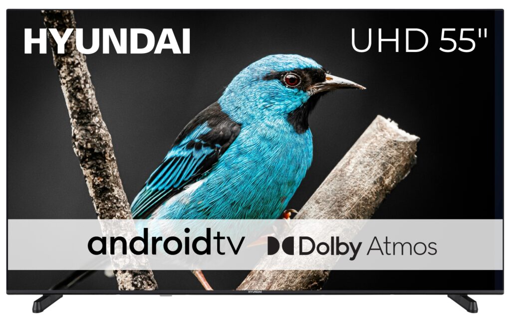 Telewizor Hyundai UHD 55'' Android Wi-Fi Bluetooth - LED, 4K Ultra HD, 55 cali