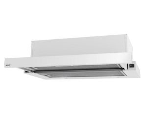 MAAN CORONA G 60 – teleskopowy okap, biały, 60 cm, szkło hartowane