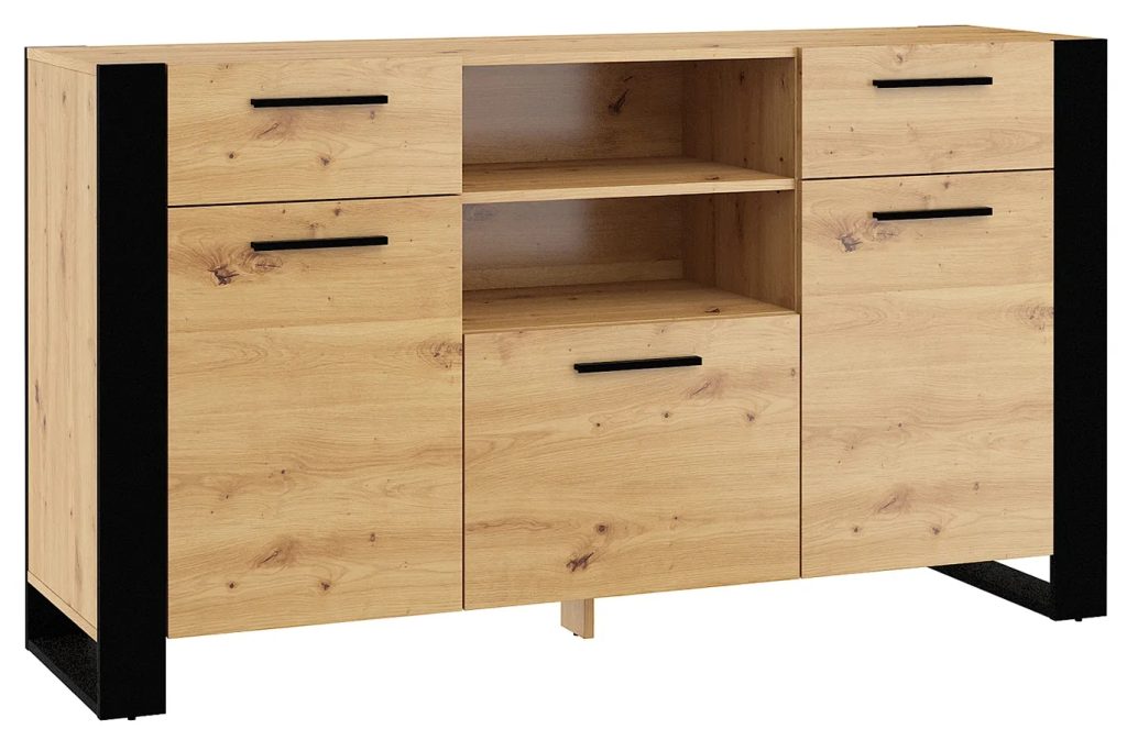 Duża komoda dąb artisan – Everol 5X, funkcjonalna, trwała, nowoczesny design