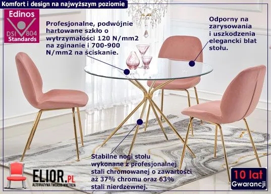 Okrągły stół glamour – Primero