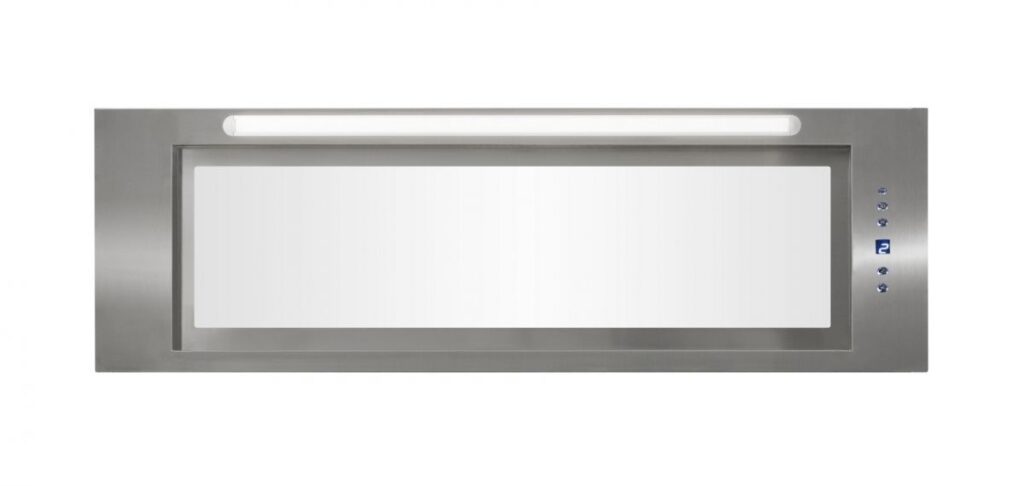 TOFLESZ LUMINO 90CM INOX – elegancka forma, biała szyba, stal nierdzewna