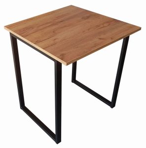 Mały kwadratowy stół kuchenny 65×65 dąb craft złoty M7-E39
