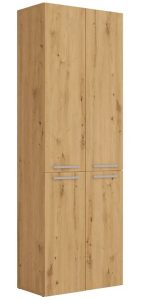 Szafka łazienkowa z koszem dąb artisan – Kemi 3X