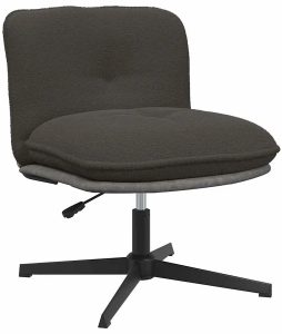 Czarny minimalistyczny fotel obrotowy D4-E44