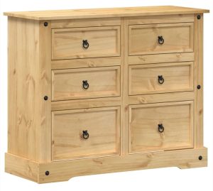 Drewniana komoda z 6 szufladami – Foster 4X