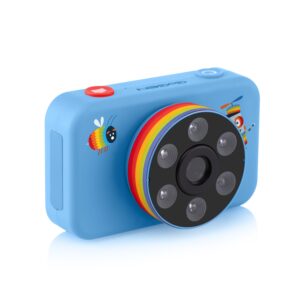 Aparat fotograficzny dla dzieci GoGEN DECKOFOTOB – wysoka rozdzielczość zdjęć, filmy Full HD, niebieski