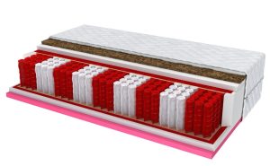 Materac Multipocket Z Kokosem S5-Z23 – antyalergiczny, sprężyny multipocket, 160×200 cm, wełna owcza