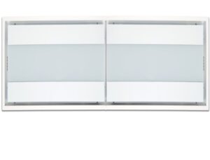 FALMEC Nuvola 140 – sufitowy korpus bez silnika, biały, 140 cm, stal lakierowana