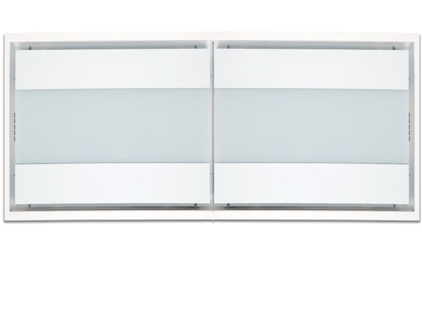 FALMEC Nuvola 140 – sufitowy korpus bez silnika, biały, 140 cm, stal lakierowana