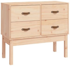 Drewniana Komoda Na Nóżkach Sosna M4-E73 – elegancka, trwała, naturalne drewno