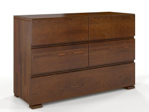 Komoda drewniana z szufladami Narcyx 4S – Orzech