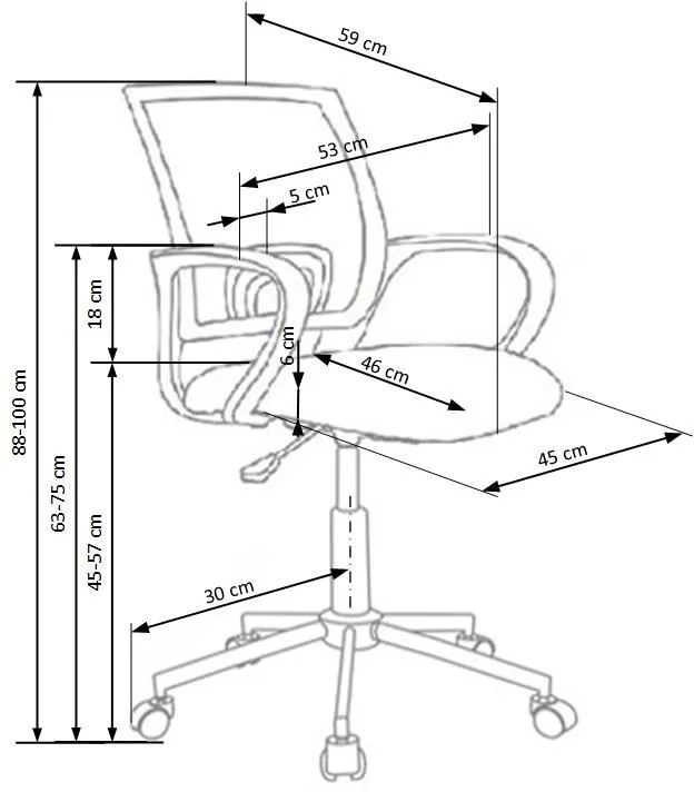 Młodzieżowy fotel obrotowy Ledis – ergonomiczne siedzisko, biały z paryskim wzorem, tkanina Alcantar Pro