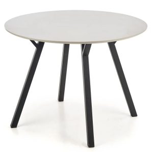 Okrągły stół minimalistyczny kolor popiel – Rufu 2X