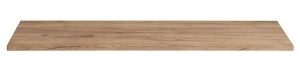 Prostokątny blat łazienkowy – Lunios 10X Dąb, 120 cm, naturalna płyta MDF