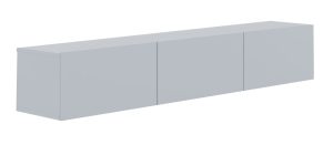 Biała nowoczesna szafka RTV W2-P29 – minimalistyczny design, wysoka funkcjonalność, biała, 160x35x29,6 cm