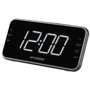 Radiobudzik z USB Hyundai RAC521 PLLBCH – cyfrowe radio, AM, FM, mono dźwięk, czarny