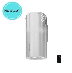 Maan ELBA W 731 Satyna Okap przyścienny TUBA – elektroniczne sterowanie, złoty, średnica 31 cm
