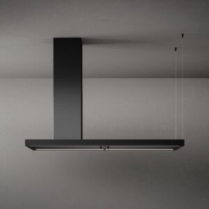 FALMEC Elle Black Isola 175 – wyciąg wyspowy, silnik 800 m³/h, oświetlenie LED
