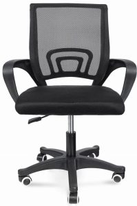 Czarne Ergonomiczne Krzesło Obrotowe Do Biurka K0-K70
