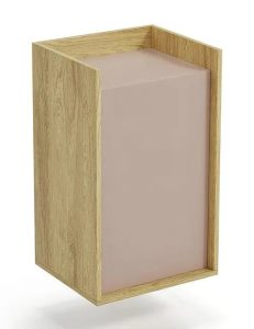 Szafka modułowa 83cm hikora + róż antyczny – Afilia 9X, nowoczesny design, ekologiczna płyta, funkcjonalność