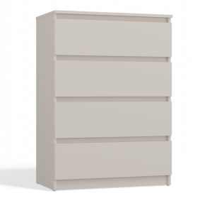 Komoda z 4 szufladami, Malwa, 70x40x97 cm, kaszmir