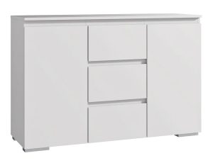 Biała nowoczesna komoda 120 cm – Elsinor 4X