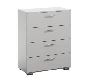 Biała minimalistyczna komoda 80 cm – Hreida