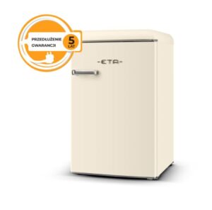 Lodówka ETA Storio RETRO ETA253590040E – wolnostojąca, z zamrażalnikiem, beżowa