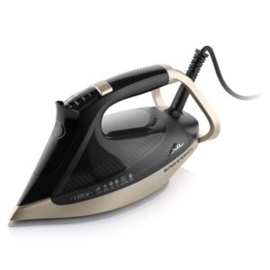 Żelazko ETA SuperSteam II ETA327590000 – moc 3000 W, ceramiczna stopa, pojemnik 450 ml