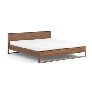 Łóżko dębowe 180×200 dąb dymiony Adria – naturalne drewno, solidna konstrukcja, elegancki design