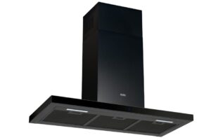 Okap Berg T-Line Black90 – przyścienny, czarny, moc 713 m3/h, sterowanie elektroniczne